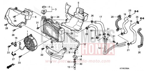 RADIATEUR SH125A de 2010
